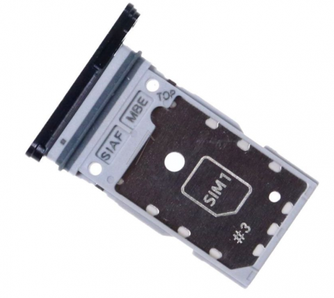 Samsung S911 S23 5G / S916 S23 Plus 5G sim kortelės laikiklis (holder) juodas (O)